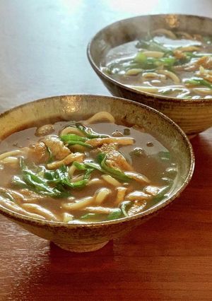 蕎麦屋風カレーうどん-レシピのメイン写真
