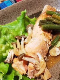 鮭と茸のバター醤油蒸し-レシピのメイン写真