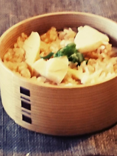 旬 たけのこご飯 食材2つ おにぎりも-レシピのメイン写真