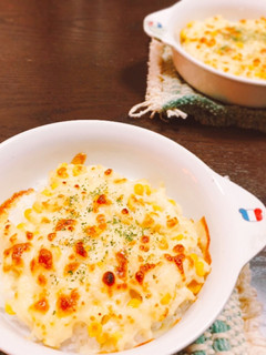 コーンクリームドリア-レシピのメイン写真