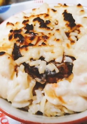 ポテサラチーズハンバーググラタン-レシピのメイン写真