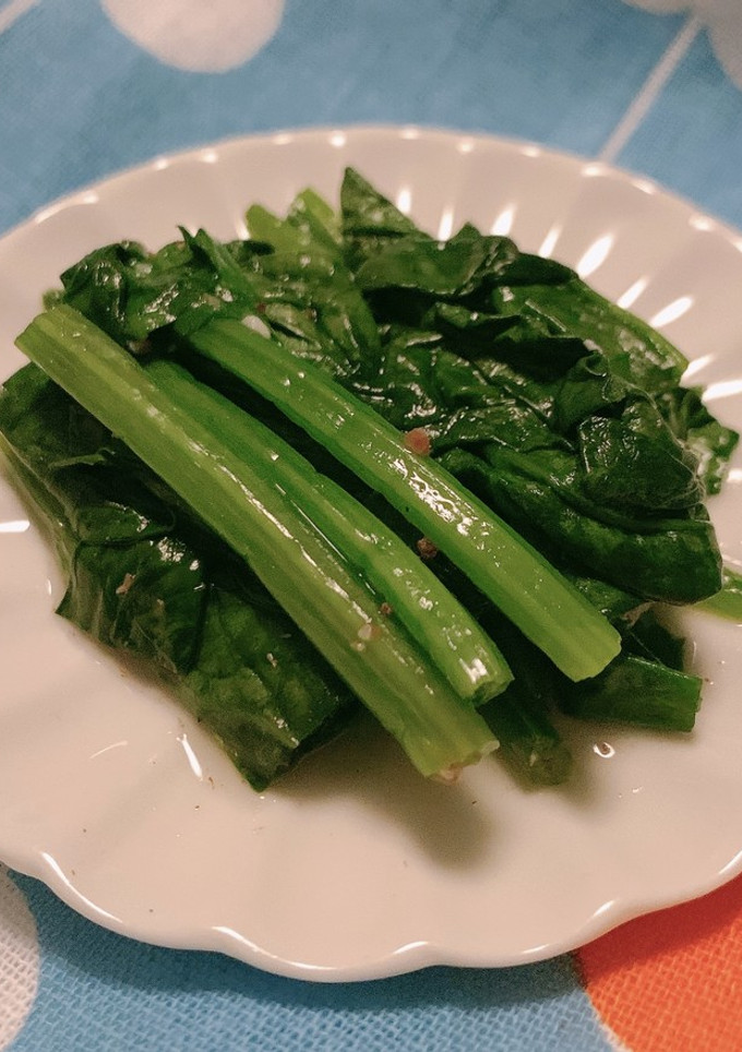 ほうれん草のおひたし＊塩麹＊レンジ使用-レシピのメイン写真