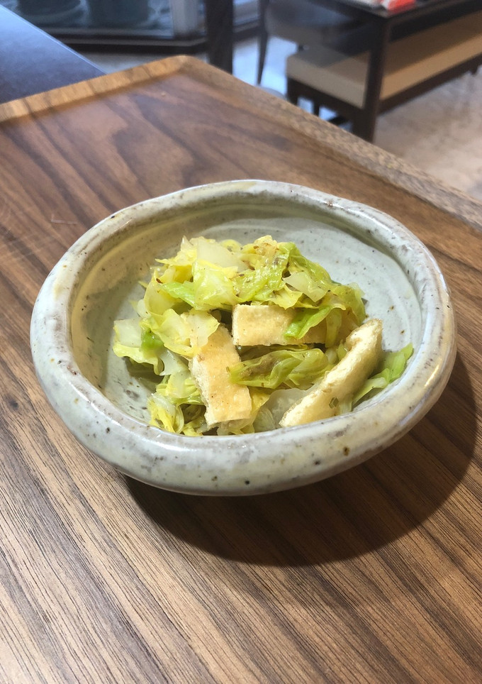 春キャベツと揚げの煮浸し-レシピのメイン写真