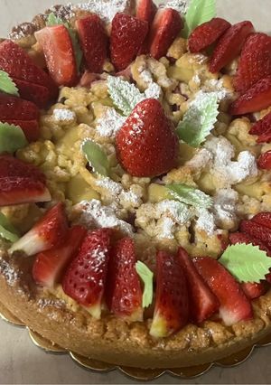 苺のクランブルケーキマスカルポーネ-レシピのメイン写真
