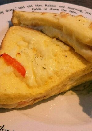 とろーり！チーズのクロックムッシュ朝食-レシピのメイン写真
