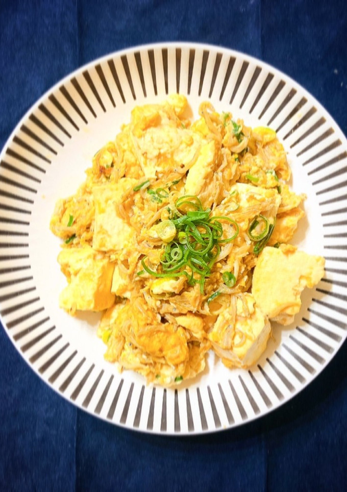 しらすと豆腐の卵炒め-レシピのメイン写真