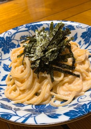 濃厚〜明太子クリームパスタ-レシピのメイン写真