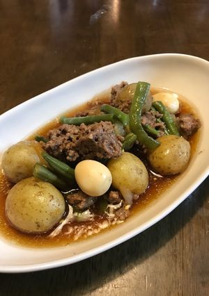 新じゃがと挽肉で☆コロコロ肉じゃが-レシピのメイン写真