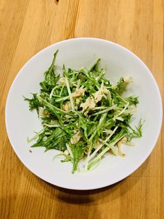 水菜サラダ-レシピのメイン写真