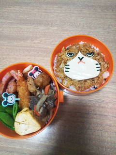 今日のキャラ弁5/20(ふてにゃん)-レシピのメイン写真