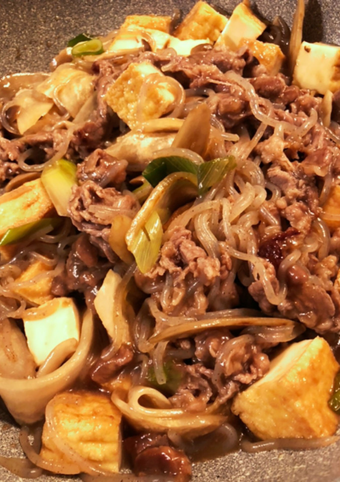 牛肉と厚揚げの甘辛炒め煮-レシピのメイン写真
