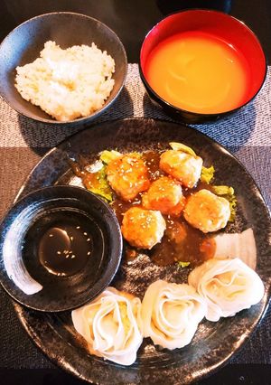 very easy お花餃子^^-レシピのメイン写真
