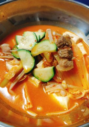 ご飯が進みすぎる簡単キムチチゲ-レシピのメイン写真