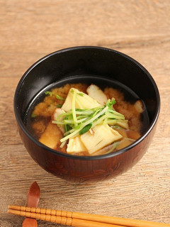 簡単!たけのことさつま揚げのお味噌汁-レシピのメイン写真