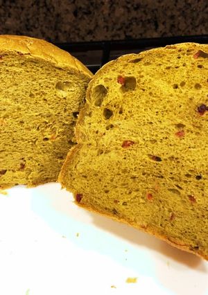クランベリー入り抹茶食パン♡クリスマス版-レシピのメイン写真