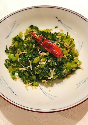 カブの葉としらすの手作りふりかけ-レシピのメイン写真