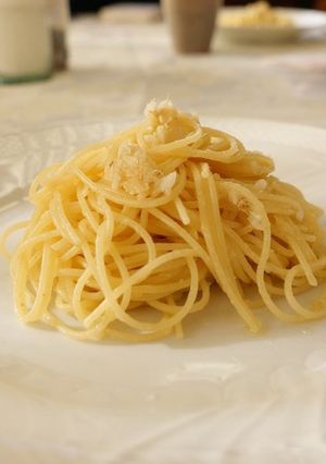 【超簡単】生姜とにんにくのパスタ-レシピのメイン写真