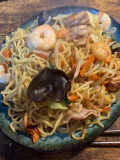 カット野菜で作る上海焼きそば-レシピのメイン写真