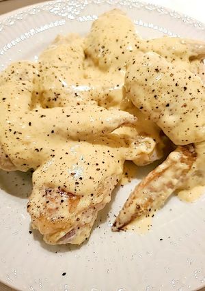 手羽先のマスタードクリーム煮-レシピのメイン写真