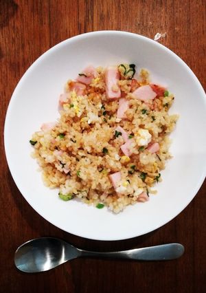 簡単！ハムチャーハン！-レシピのメイン写真