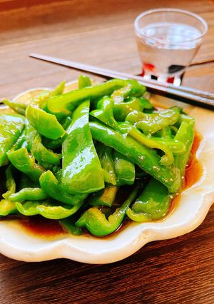 ピーマンだけで美味しい♡青椒肉絲風炒め-レシピのメイン写真