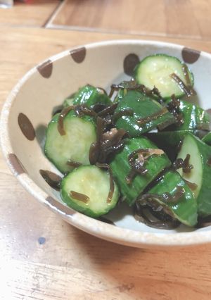簡単!!ダシ香るきゅうりの梅塩昆布和え✿-レシピのメイン写真