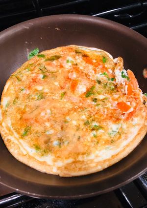 卵白消費　卵白のチヂミ♡ヘルシーなおかず-レシピのメイン写真