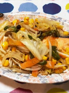 鮭のちゃんちゃん焼き風-レシピのメイン写真