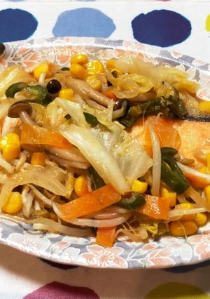 鮭のちゃんちゃん焼き風-レシピのメイン写真