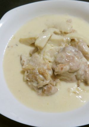 お手軽フレンチ☆鶏肉ときのこのフリカッセ-レシピのメイン写真