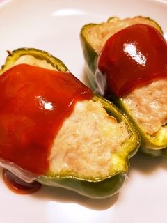 ピーマンの肉詰め-レシピのメイン写真