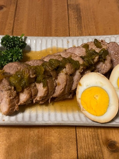 簡単!煮卵チャーシュー-レシピのメイン写真