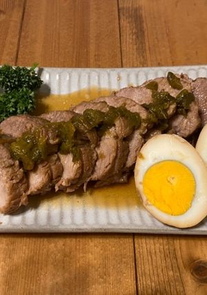 簡単！煮卵チャーシュー-レシピのメイン写真