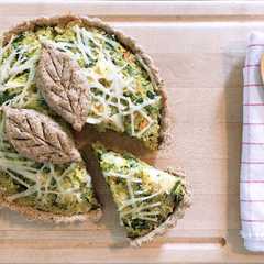 รูปของ ヴィーガン 簡単!野菜とひよこ豆のタルト