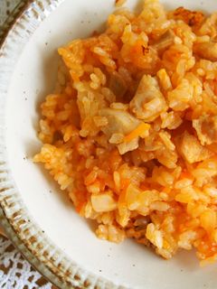 炊飯器で簡単!チキンライス♪-レシピのメイン写真