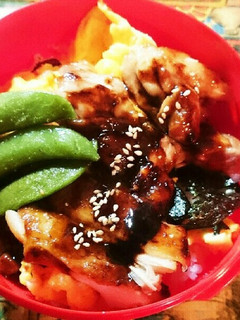 簡単♪焼鳥丼弁当-レシピのメイン写真