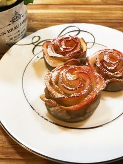 ☆簡単☆ 薔薇のアップルパイ-レシピのメイン写真