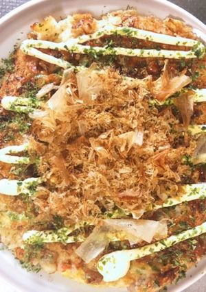 オートミールで簡単お好み焼き-レシピのメイン写真