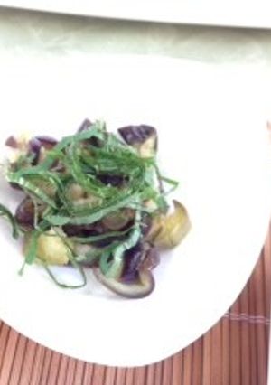 なすの梅和え（透析食）-レシピのメイン写真