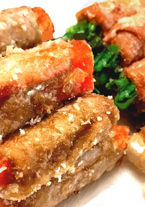 カラフル竜田揚♡お野菜嫌いでも食べられる-レシピのメイン写真