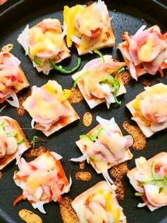ホットプレートで作るおうちピザ-レシピのメイン写真