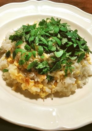 山椒の葉（木の芽）＆シラスチャーハン-レシピのメイン写真