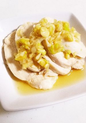 蒸し鶏の香味ダレ(油淋鶏のタレ)-レシピのメイン写真