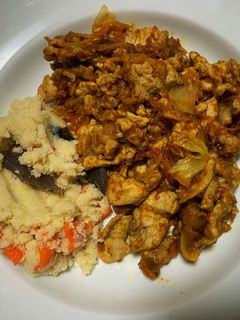 <余りもので>豚肉カレー炒め-レシピのメイン写真