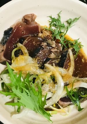 鰹のたたき切身●めんつゆのドレッシング-レシピのメイン写真
