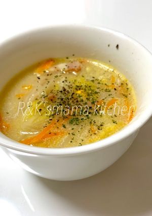 野菜たっぷり✩簡単白菜スープ-レシピのメイン写真