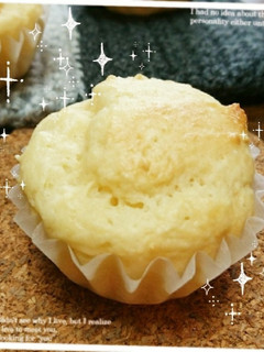 ホットケーキミックスと豆腐でカップケーキ-レシピのメイン写真
