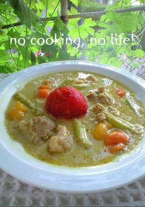 丸ごとトマトのフルーティ＊タイカレー-レシピのメイン写真