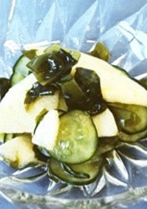 きゅうりとりんごの酢の物-レシピのメイン写真