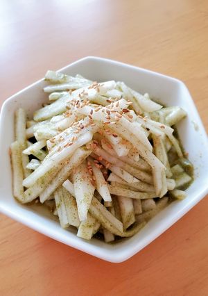 ノンオイル！大根の梅しそサラダ♪-レシピのメイン写真